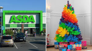 Deluxe bushy classic christmas tree xmas home decorations 4ft 5ft 6ft 7ft 8ft. Asda Is Now Selling Huge Rainbow Christmas Trees To Brighten Up The Festive Season Proper Manchester