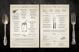 Classic Vintage Restaurant Menus Menu Restaurant Vintage Restaurant Menu Design Template