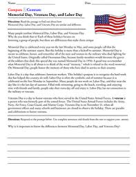 If you're a veteran or have a family member who served in the military, make sure that you know about the best veteran's day deals available at restaurants across the country. Veterans Day Worksheets Free Printables Education Com
