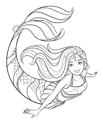Coloring pages for barbie are available below. Beautiful Mermaid Barbie Coloring Pages Youloveit Com