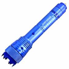 Defender Xtreme High Powered Tactical Blue Flashlight Self Defence Stun Gun