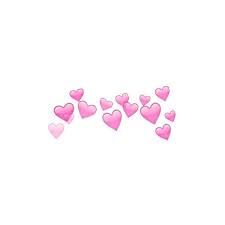 Hearts Png Liked On Polyvore Featuring Fillers Extra Emojis Fillers Pink Backgrounds Text Embellishment Detail Borders Emoji Art Tumblr Banner Png