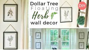 This one may take some patience but in the end you have a cute basket that would easily cost you photo credit: Herb Wall Decor Dollar Tree Diy Floating Frames Kitchen Decor Diy Budget Friendly
