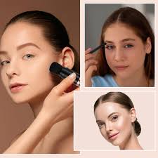 Amazon.com: Sibba 4 in 1 Mini Cute Makeup Brush Travel Brushes Set Portable  Cosmetics Brush Professional Foundation Holder Tool Retractable Powder Eye  ...