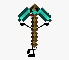 It is a very clean transparent background image and its resolution is 480x360 , please mark the image source when quoting it. Minecraft Diamond Pickaxe Transparent Background Minecraft Diamond Pickaxe Hd Png Download Transparent Png Image Pngitem