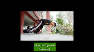 Lakukan senaman fleksibiliti (yoga dan taichi), kekuatan otot (tekan tubi) dan daya tahan otot (berlari) sebanyak 2 hingga 3 kali seminggu. Tekan Tubi Cara Komando Youtube