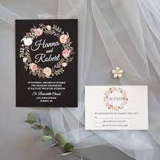 Stunning Rustic Floral Wreath Uv Printing Wedding Invitations Ewuv002 Stylishwedd Printing Wedding Invitations Wedding Invitations Gorgeous Invitations
