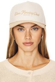 ANINE BING Jeremy Baseball Cap Los Angeles in Green Khaki