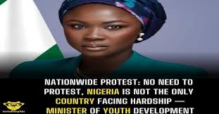 Nationwide Protest: No need to protest, Nigeria is not the only country  facing hardship — Minister of Youth Development
