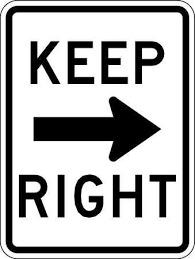 Black And White Arrow Road Sign Meaning Lyle R4 7a 18ha 53 89 Traffic Sign 24 X 18in Bk Wht Keep R In 2020 Traffic Signs Directional Signs Signs