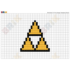 Play with the intensity slider to change the block size. Triforce Brik