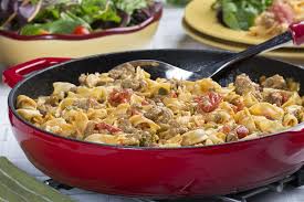 All In One Sausage Dinner Recipe Sausage Dinner Dinner Mild Italian Sausage