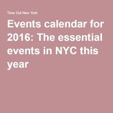 Nyc Events Calendar For 2020 Event Calendar Event Calendar