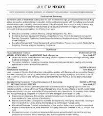 A large distribution company is seeking a contract regional hse advisor to cover multiple sites in scotland. Financial Advisor Trainee Resume Example Company Name Gillette Wyoming