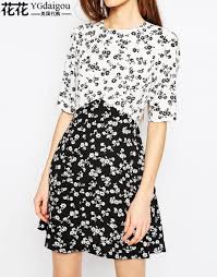 英國代購正品直郵冬季女裝asos 小清新碎花拼色修身連衣裙12 21 fashion dresses latest fashion clothes