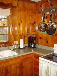 Wood Paneled Wonderland Knotty Pine Kitchen Kitchen Decor Pine Kitchen Cabinets