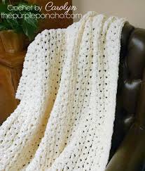 Check spelling or type a new query. Simple Vintage Blanket Free Crochet Pattern The Purple Poncho