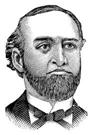 Thomas Moonlight, 1833-1899, He Was A United States Politician, Soldier And  Governor Of Wyoming Territory From 1887 To 1889, Vintage Line Drawing Or  Engraving Illustration Клипарты, SVG, векторы, и Набор Иллюстраций Без