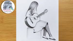 A Girl Playing Guitar Pencil Sketch Tutorial For Beginners How To Draw A Girl With Guitar Youtube Choose from over a million free vectors, clipart graphics, vector art images, design templates, and illustrations created by artists worldwide! a girl playing guitar pencil sketch tutorial for beginners how to draw a girl with guitar