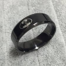 Cool Boys Girls 8mm 316l Stainless Steel Black Batman Rings For Men Women High Quality Usa Size 6 14 Steel Store Steel Rings Wholesalesteel Skin Aliexpress