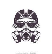 Gas Mask Vector Illustration Stock Vector Royalty Free 1246186264 Illustration Design Vector Illustration Design Gas Mask