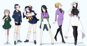 Josuke and koichi from jjba part 4 vs. Kujo Jotaro Higashikata Josuke Kishibe Rohan Kira Yoshikage Hirose Koichi And 1 More Jojo No Kimyou Na Bouken And 1 More Drawn By One Suzume Danbooru