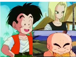 The most prominent protagonist of the dragon ball series is goku, who along with bulma form the dragon team to search for the dragon balls at the beginning of the series. In Dragon Ball When Goku Asks Krillin Why He Is Bald Krillin Says Because Only Serious Martial Artists Are Bald In Dragon Ball Z After The Cell Saga Krillin Grows His Hair