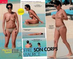 Des photos de Florence Foresti seins nus sur la plage - Whassup