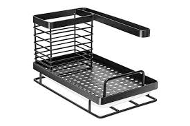 We did not find results for: Sink Caddy Black Odesign Kitchen Sink Caddy Organiser Sponge Soap Brush Holder With Drain Pan Tray Stainless Steel Black Kogan Com