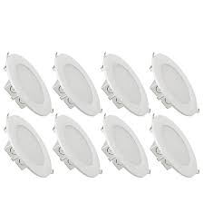 From all sides of the housing. Torchstar Essential 6 Ultra Slim Ic Led Canless Recessed Lighting Kit Reviews Wayfair