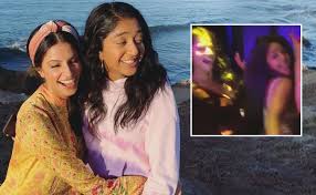 — richa moorjani in never have i ever. Never Have I Ever Stars Maitreyi Ramakrishnan And Richa Moorjani Groove To A Punjabi Track