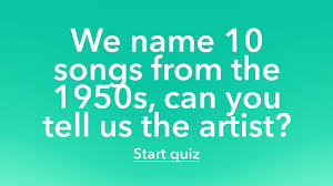 1950s trivia questions history 1. 1950s Song Quiz Youtube