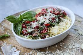 Pour dressing over pasta, sprinkle with parmesan and basil and toss well. Ina Garten S Summer Pasta Salad Jen Around The World