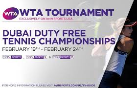Provides access to 1080 hd channels. Wta Dubai Tennis Championships Live On Bein Sports Bein Connect