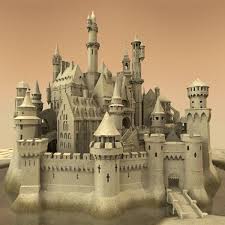 Sandcastle Sand Castle 3d Model Model Castle Sand Castle Medieval Castle Layout