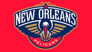 The white association and navy icon uniforms now featured an enlarged and condensed treatment of the new orleans wordmark, in a manner similar to the red statement. Hd Wallpaper Basketball New Orleans Pelicans Logo Nba Wallpaper Flare