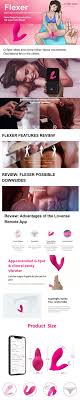 Lovense Flexer G Spot App Controlled Vibrator, Remote Control Vibrator