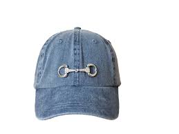 Equestrian Caps Bling Snaffle Bit Cap Pigment Dyed Navy Etsy In 2021 Horse Fashion Sun Hats Black Baseball Cap