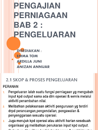 Perancangan pengeluaran kerja kursus pengajian perniagaan. Bab 2 Pengeluaran