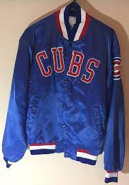 Vintage Chicago Cubs Swingster Mlb Baseball Jacket Coat Satin Mens Large Swingster Chicagocubs Cubs Jacket Baseball Jacket Chicago Cubs Jacket