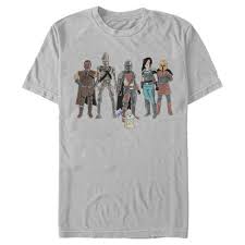 The most common star wars t shirt material is cotton. Fifth Sun Mens Star Wars Slim Fit Short Sleeve Crew Graphic Tee Silver Large Target