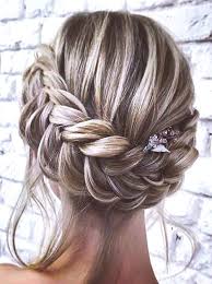 It can be simple and take no time at all to perfect. Braided Updo Wedding Hair Ecemella