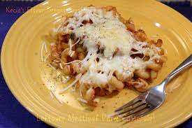Drain pasta and add to the meatloaf mixture in the casserole dish. Leftover Meatloaf Parm Casserole Leftover Meatloaf Leftover Meatloaf Recipes Leftovers Recipes