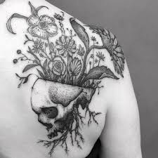 Your birth flower says more about you than you realize. Literally The Best 65 Skull Tattoos In History Floral Skull Tattoos Skull Tattoos Tattoos
