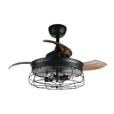 However, plenty of models exist without gaudy candelabra lights while most of these fans will still have pull chains to control the speed and lighting, note that several also have hand remotes, wall controls, or. Caged Ceiling Fans With Lights Ceiling Fans The Home Depot