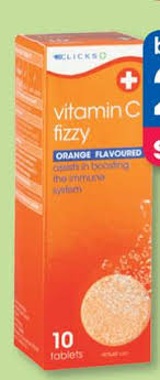 Vitamin c is an essential nutrient that plays a diverse role in keeping your body healthy. Clicks Vitamin C 10 Effervescent Tablets For 2 M Guzzle Co Za