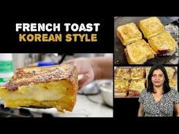 French Toast Korean Style Cheesy French Toast Korean Street Food 2 Mins Breakfast Idea By Lisa Youtube