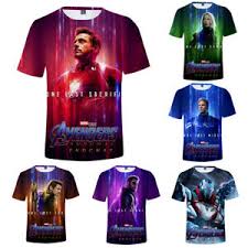 See more ideas about iron man, mens tshirts, shirts. Marvel Avengers 4 Endgame Super Hero 3d Printed T Shirt Kids Tee Tops Iron Man Ebay