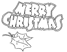 Print een kleurplaat van de kerstman, rendieren, santa's arreslee, kerstklokken, zingende engeltjes of wintertafereeltjes. Kleuren Nu Merry Christmas Kleurplaten