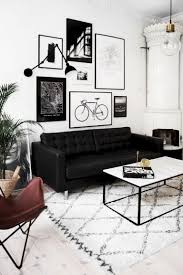 Black And White Living Room Furniture Ideas 75 Luxury Apartment Living Room In Black And White Style Ideas Black And White Living Room Decor White Living Room Decor Living Room Scandinavian